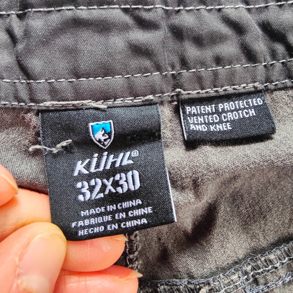 Kuhl Konfidant Air Hiking Pants Mens 32x30 Gray Vented Cargo Tactical Gorpcore - Picture 6 of 14